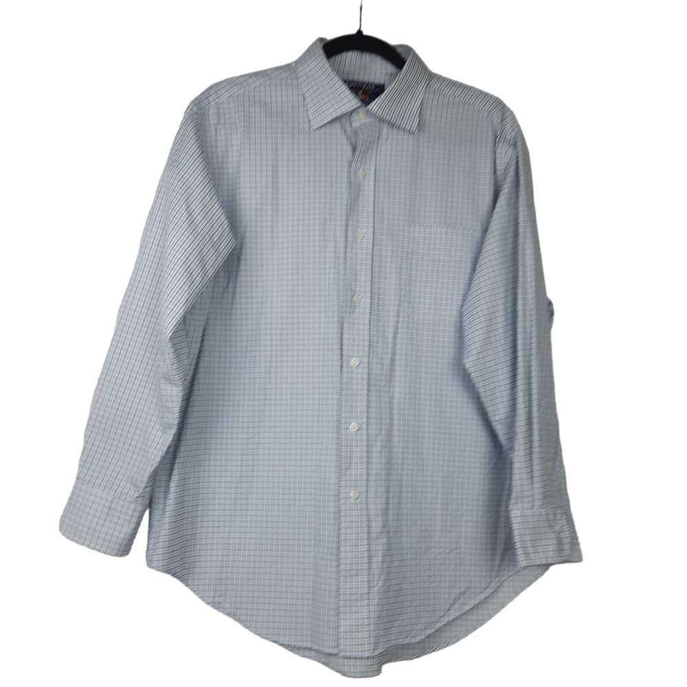 American Living Men's Cotton 16 1/2 L/S‎ Button Pocket Collar Shirt